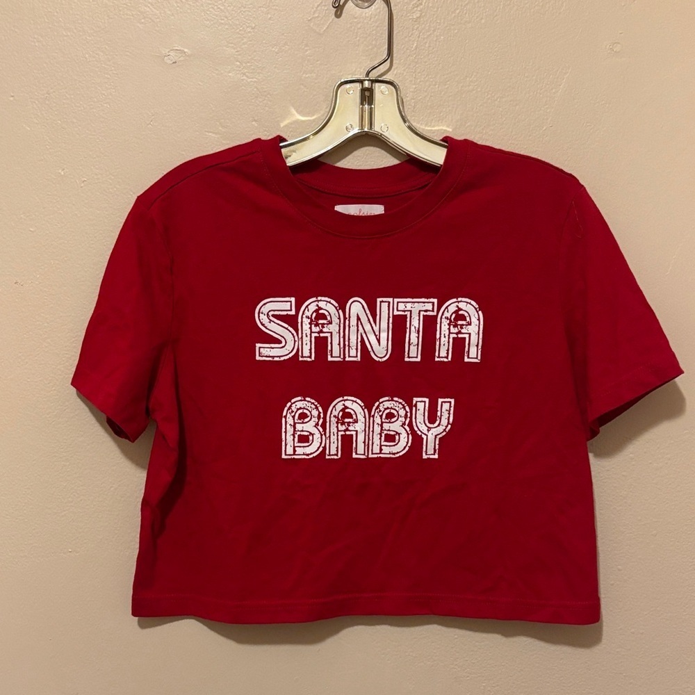 Colsie Red 'Santa Baby' Crop Top